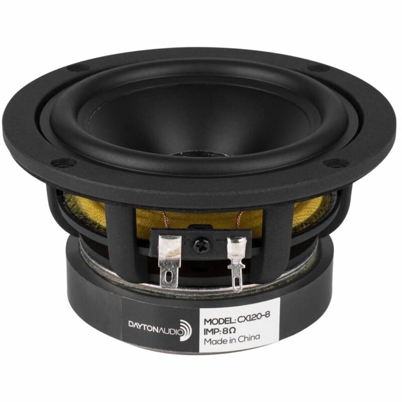 Dayton Audio CX120-8 4" Coaxial Driver with 3/4" Silk Dome Tweeter 8 Ohm