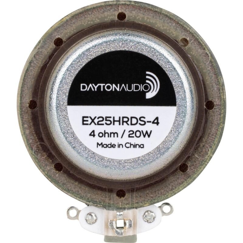 Dayton Audio EX25HRDS-4 IMSâ„¢ High Roll Dual Suspension 25mm Interchangeable Hardware Mount Exciter 20W 4 Ohm - Image 4