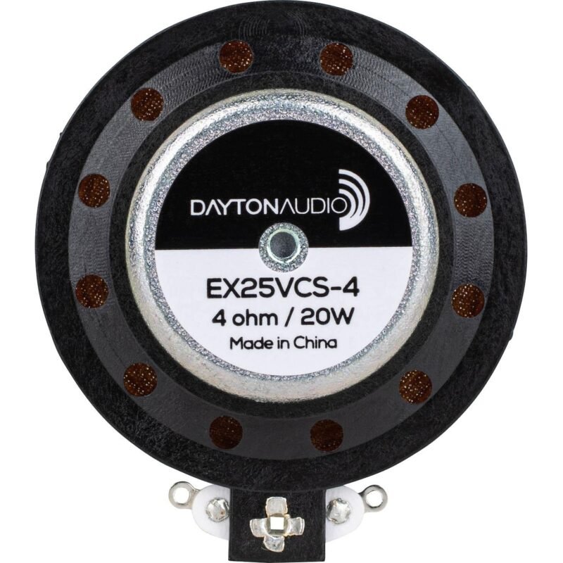 Dayton Audio EX25VCS-4 IMSâ„¢ Vented Conex Suspension 25mm Interchangeable Hardware Mount Exciter 20W 4 Ohm - Image 4