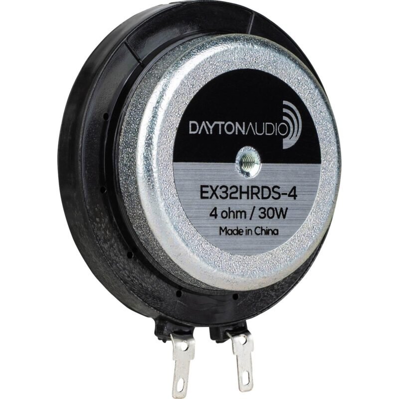 Dayton Audio EX32HRDS-4 IMSâ„¢ High Roll Dual Suspension 32mm Interchangeable Hardware Mount Exciter 30W 4 Ohm