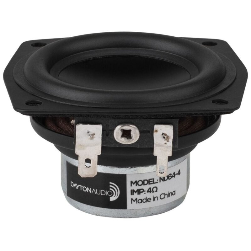 Dayton Audio ND64-4 2-1/2" Aluminum Magnesium Cone Full-Range Driver 4 Ohm