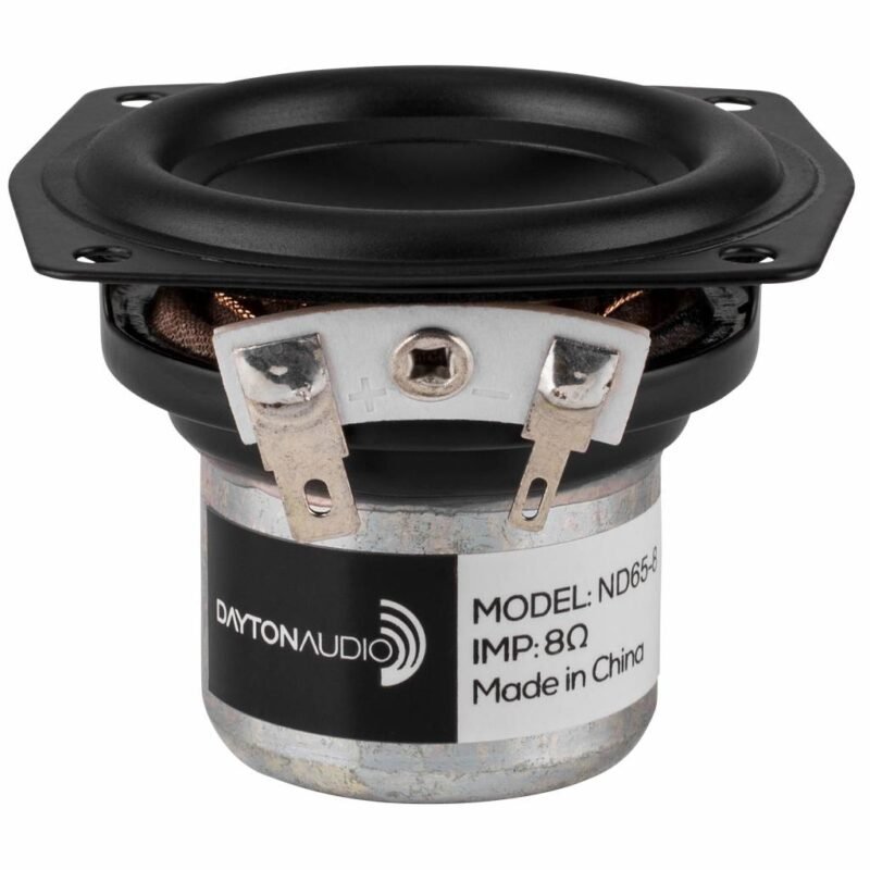 Dayton Audio ND65-8 2-1/2" Aluminum Cone Full-Range Driver 8 Ohm