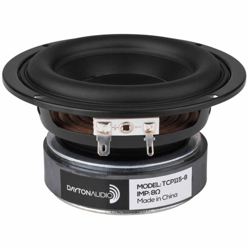 Dayton Audio TCP115-8 4" Treated Paper Cone Woofer