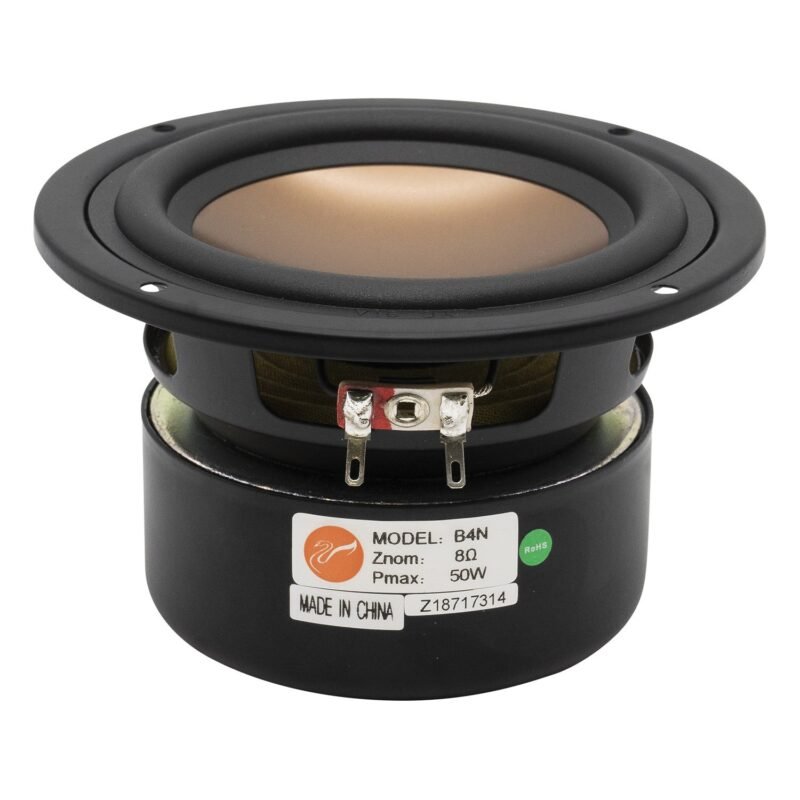 HiVi B4N 4" Aluminum Midbass Round Frame