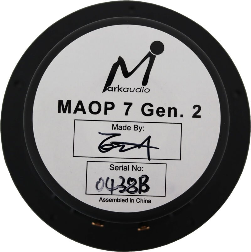 Markaudio MAOP-7.2 White  4" Full Range Woofer - Image 4