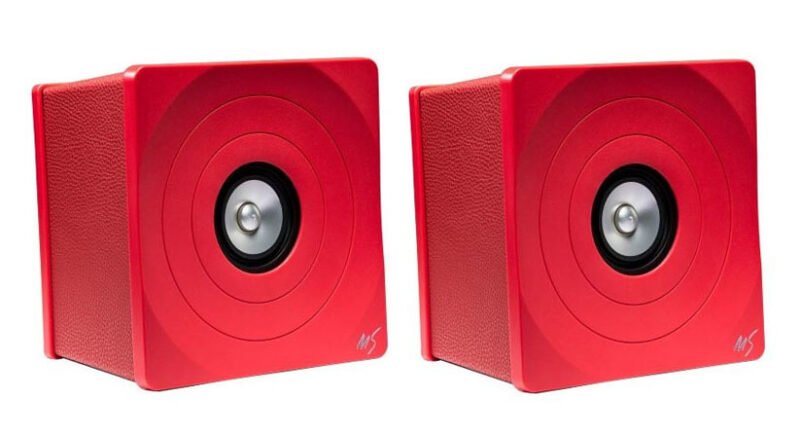 Markaudio Tozzi One red DIY speaker kit