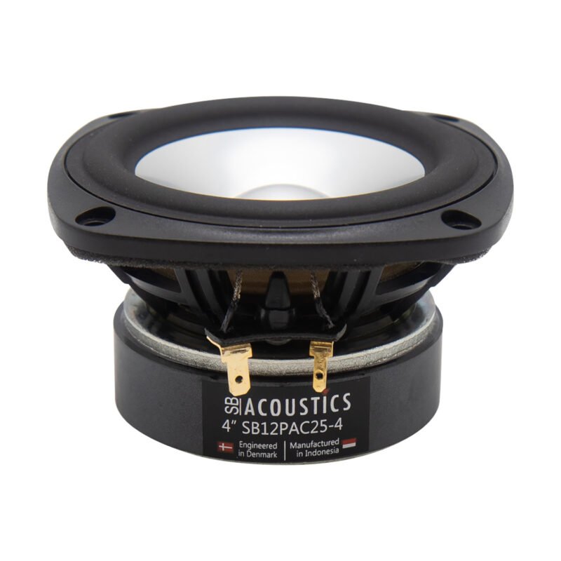 SB Acoustics SB12PAC25-4 4â€ Aluminium Cone Mid-range Woofer