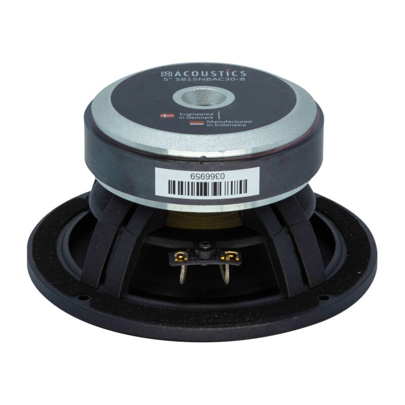 SB Acoustics SB15NBAC30-8 5" Black Aluminum Cone Mid-bass - Image 5