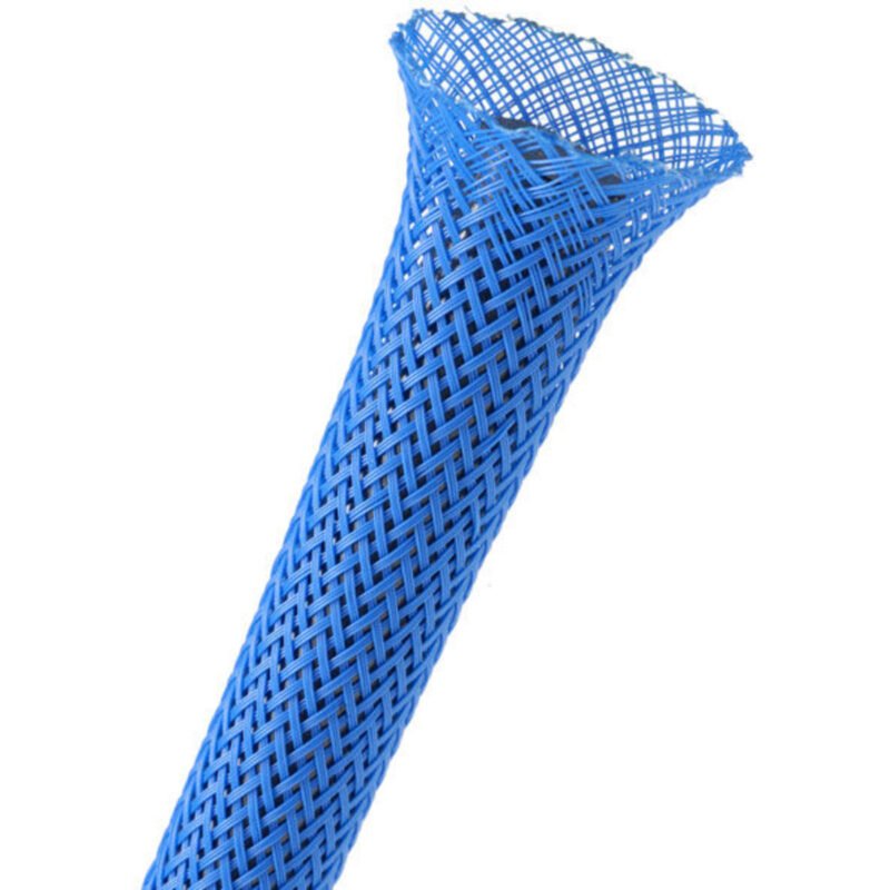 Techflex 12,7 mm Expandable Sleeving | 7,5 meter | Neon Blue