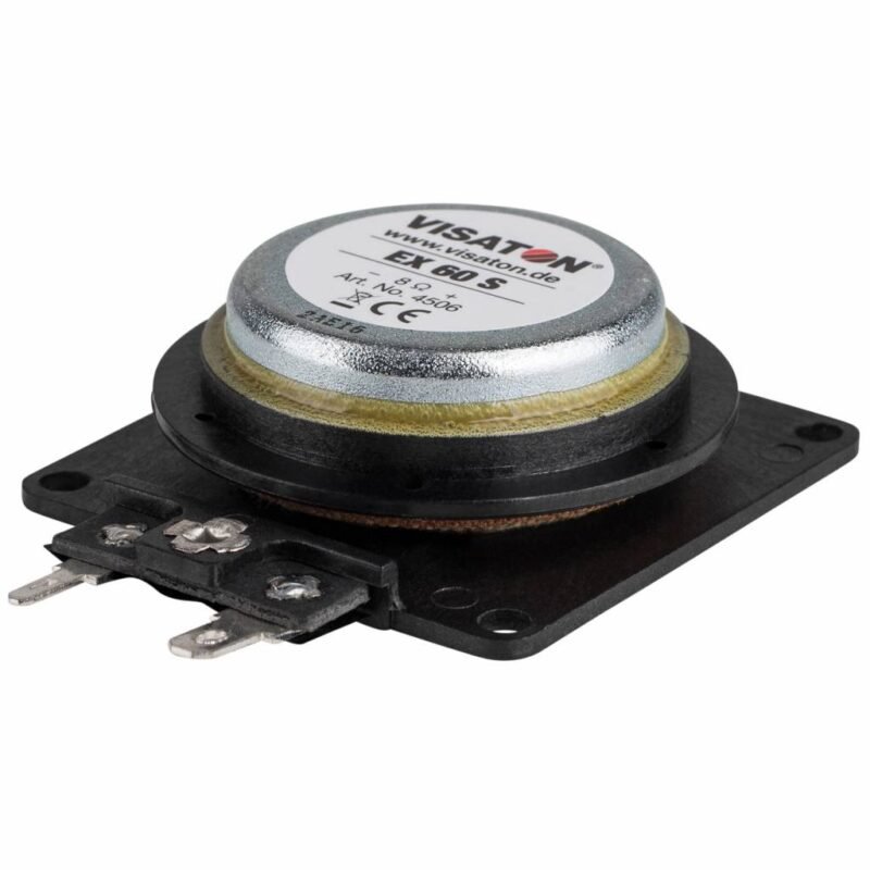 Visaton VS-EX60S Eccitatore Elettrodinamico (8 Ohm, 25W) Per Superfici Sonore