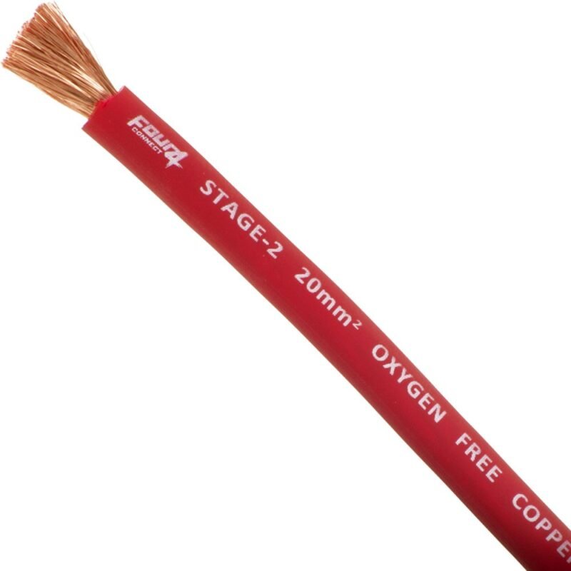 FOUR Connect 4-800213 STAGE2 20mm2 OFC power cable red  50m - Image 4